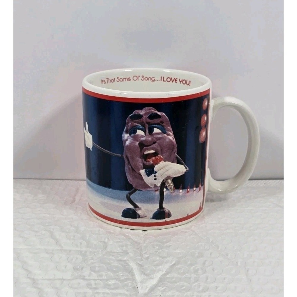 The Singing California Raisins "Same Old Song" Mug 1987 By Applause